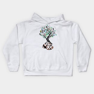 Cookies Cookie Tree Of Life Yoga Celtic Viking Yggdrasil Kids Hoodie